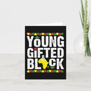 Gifted Young Black Dashiki African Pride History M Kaart