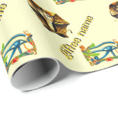 Giftee-naam, Egyptisch thema Cadeaupapier (Rol Hoek)