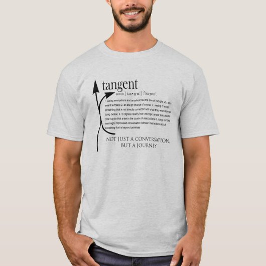 Giften ADHD-volwassenen - Tangent Definition T-shirt (Voorkant)