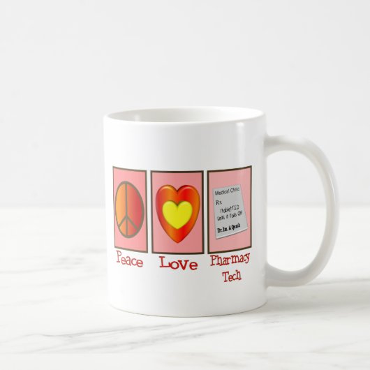 Giften apothekertechnicus koffiemok (Rechts)