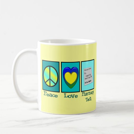 Giften apothekertechnicus koffiemok (Links)