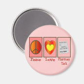 Giften apothekertechnicus magneet (Voorkant / Achterkant)