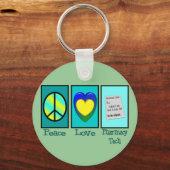 Giften apothekertechnicus sleutelhanger (Voorkant)