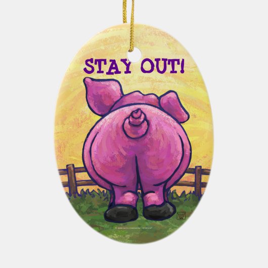 Giften en Accessoires Keramisch Ornament (Achterkant)