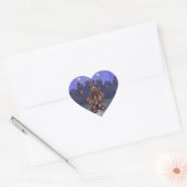 Giften en Accessoires voor honden Hart Sticker (Envelop)
