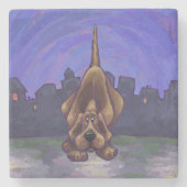 Giften en Accessoires voor honden Stenen Onderzetter (Voorkant)