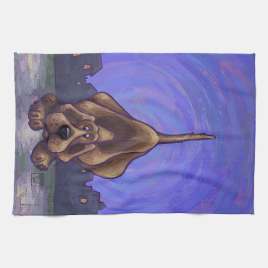 Giften en Accessoires voor honden Theedoek (Horizontaal)