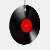 giften en producten voor "Vinylrecord" Keramisch Ornament (Rechts)