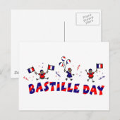 Giften en T - shirts van de Bastille Day Briefkaart (Voorkant / Achterkant)