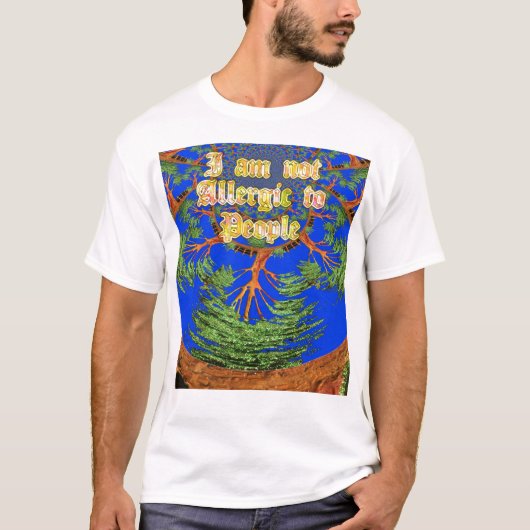 Giften Im van Matata van Hakuna niet allergisch T-shirt (Voorkant)