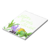 Giften of the Earth - 5 etherische oliën Notitieblok (Linkerzijde)