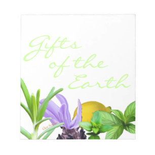 Giften of the Earth - 5 etherische oliën Notitieblok