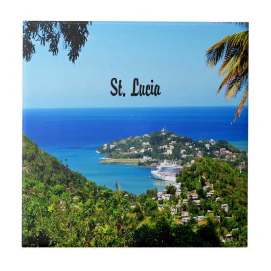 Giften uit het Caribisch gebied Tegeltje (Voorkant)