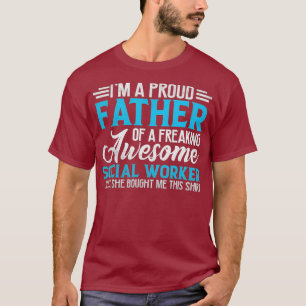 Giften van de dochter van de sociale werker t-shirt