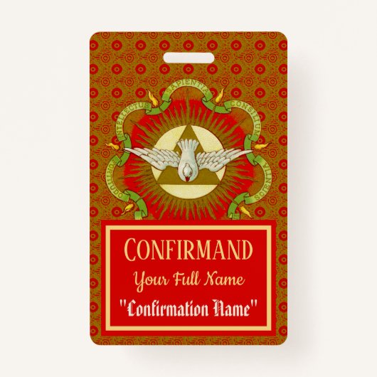 Giften van de Heilige Geest (BK 026) - Bevestiging Badge (Voorkant)