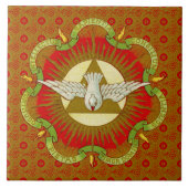 Giften van de Heilige Geest (BK 026) keramische te Tegeltje (Voorkant)