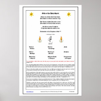 Giften van de Heilige Geest Poster
