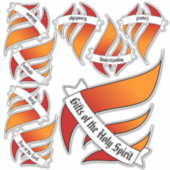 Giften van de Heilige Geest Sticker Set (Voorkant)