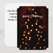 Giften van de Kaart van de Vakantie van Kerstmis (Voorkant / Achterkant)