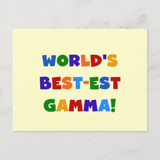 Giften van de Kleuren van de Gamma's van het Briefkaart (Voorkant)