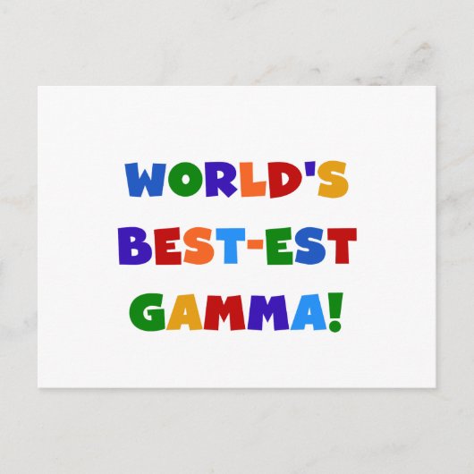 Giften van de Kleuren van de Gamma's van het Briefkaart (Voorkant)