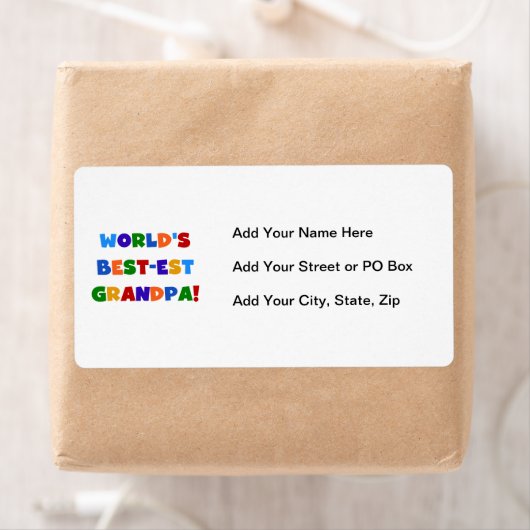 Giften van de Kleuren van de Opa van het Etiket (Insitu)