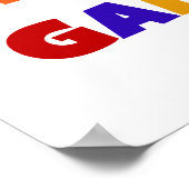 Giften van de Kleuren van Gammie van het Poster (Hoek)