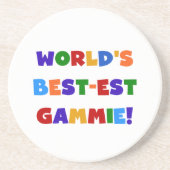 Giften van de Kleuren van Gammie van het Zandsteen Onderzetter (Voorkant)