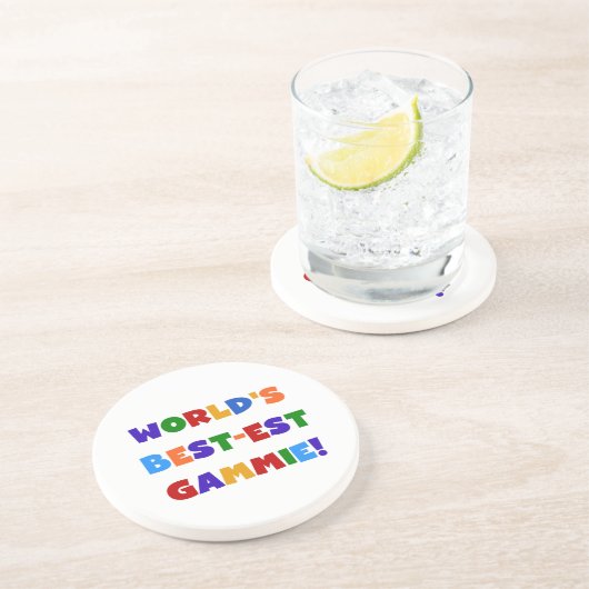 Giften van de Kleuren van Gammie van het Zandsteen Onderzetter (Zijkant)