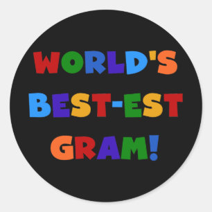 Giften van de Kleuren van het Gram van het Ronde Sticker