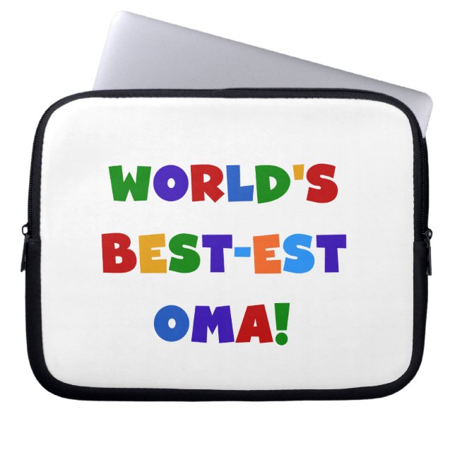 Giften van de Kleuren van Oma van het Laptop Sleeve (Voorkant)
