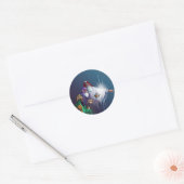 GIFTEN VAN DE MAGI door SHARON SHARPE Ronde Sticker (Envelop)
