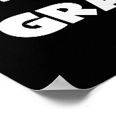 Giften van de T-shirts van de Tekst van de Oma van Poster (Hoek)