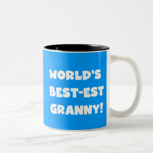 Giften van de T-shirts van de Tekst van de Oma van Tweekleurige Koffiemok