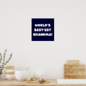 Giften van de Tekst van de Oma van best-Est van de Poster (Keuken)