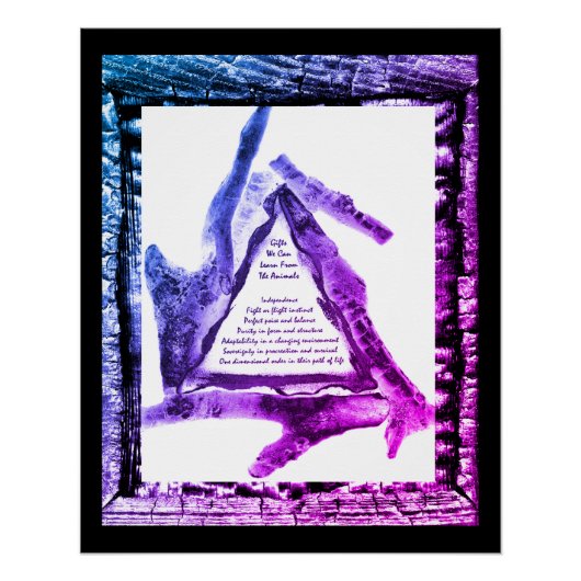 Giften van dieren perfect poster (Voorkant)