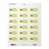 Giften van Grammie van het best-est-Beste van de Etiket (Full Sheet)