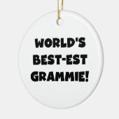 Giften van Grammie van het best-est-Beste van de Keramisch Ornament (Links)