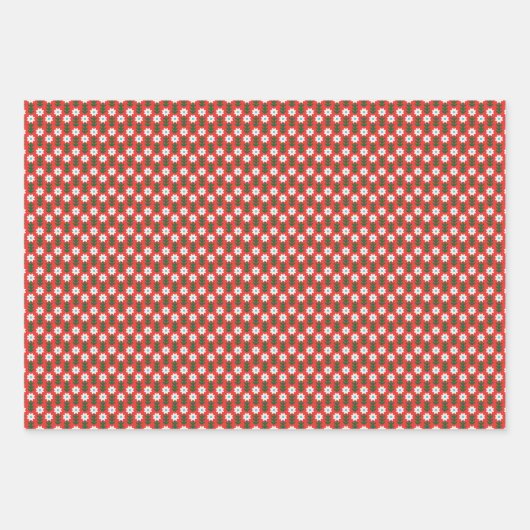 Giften van kerstkaarten inpakpapier vel (Voorkant 2)