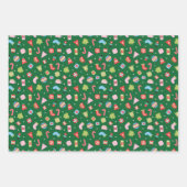 Giften van kerstkaarten inpakpapier vel (Voorkant)