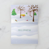 Giften van Kerstmis Feestdagen Kaart (Binnen)