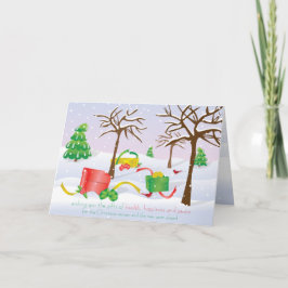 Giften van Kerstmis Feestdagen Kaart