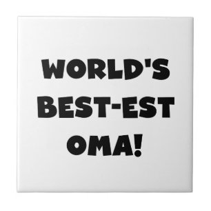 Giften van Oma van het best-est-Beste van de Tegeltje