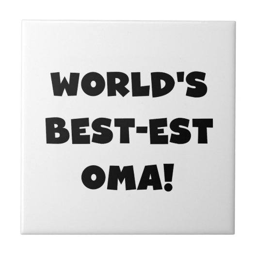 Giften van Oma van het best-est-Beste van de Tegeltje (Voorkant)