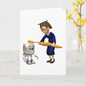 Giften van tandheelkundig Afstuderen of tandheelku Kaart (Gele Bloem)