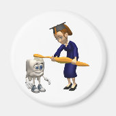 Giften van tandheelkundig Afstuderen of tandheelku Magneet (Voorkant)