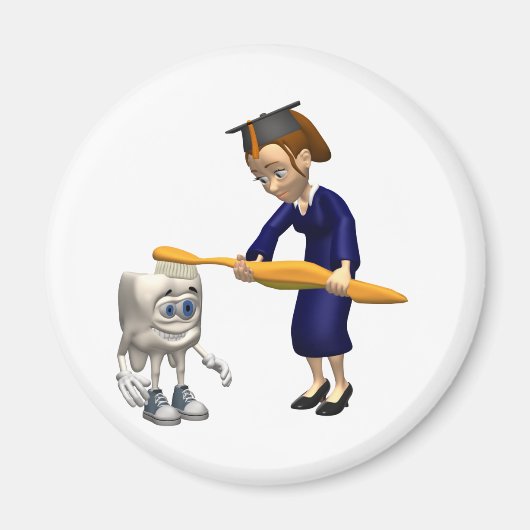 Giften van tandheelkundig Afstuderen of tandheelku Magneet (Voorkant)