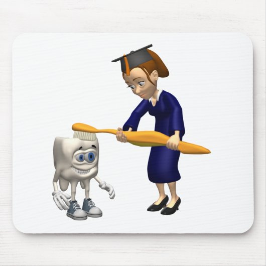 Giften van tandheelkundig Afstuderen of tandheelku Muismat (Voorkant)