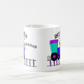 Giften van treinpersoneel in ruste koffiemok (Center)