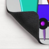 Giften van treinpersoneel in ruste muismat (Hoek)